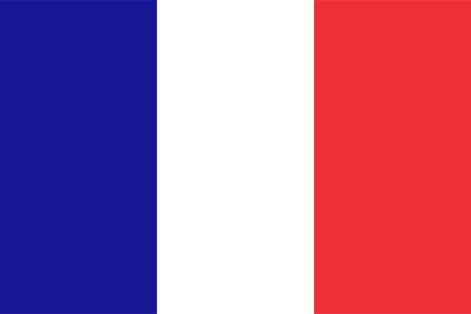 Cutout Image of the French Flag